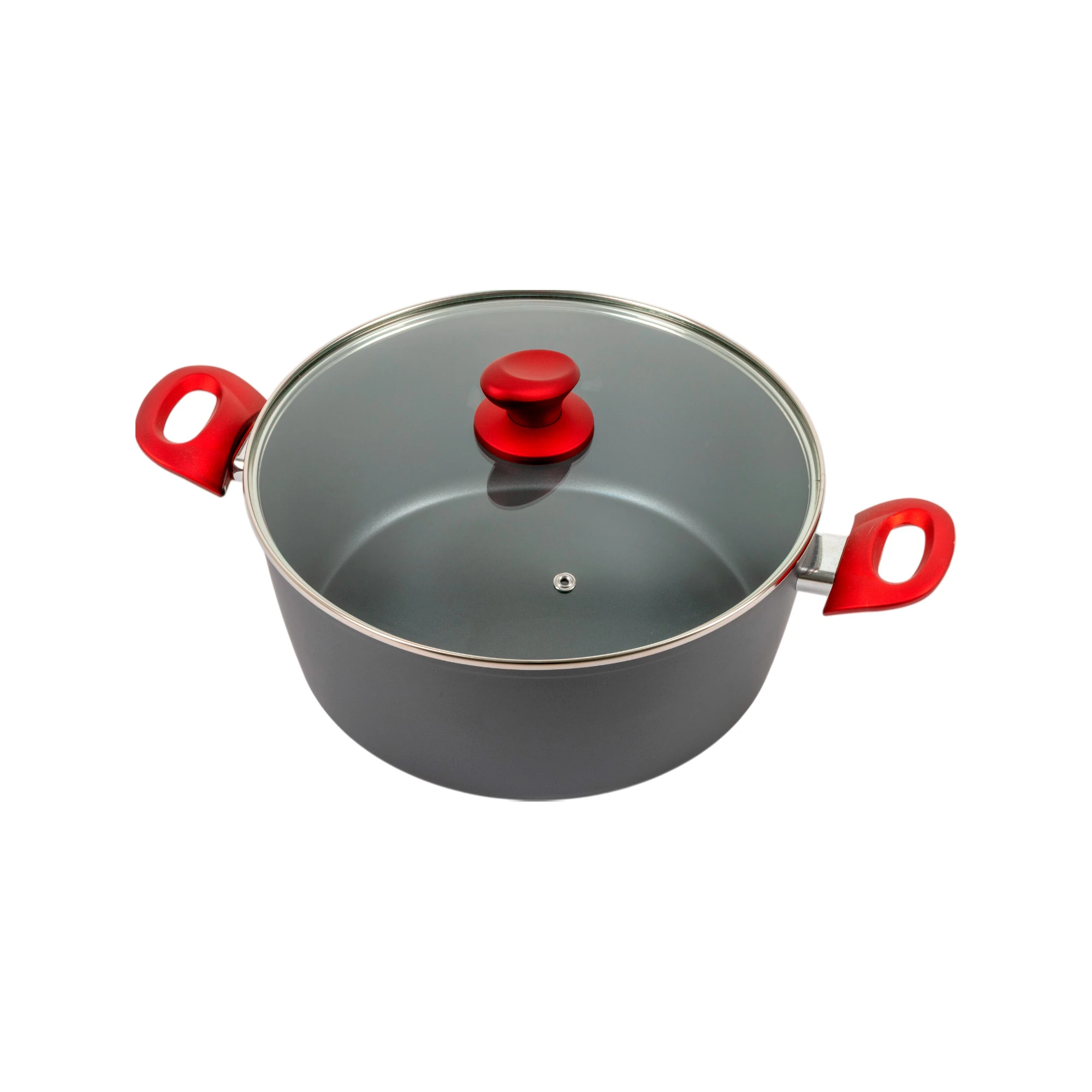 Cacerola de aluminio con tapa