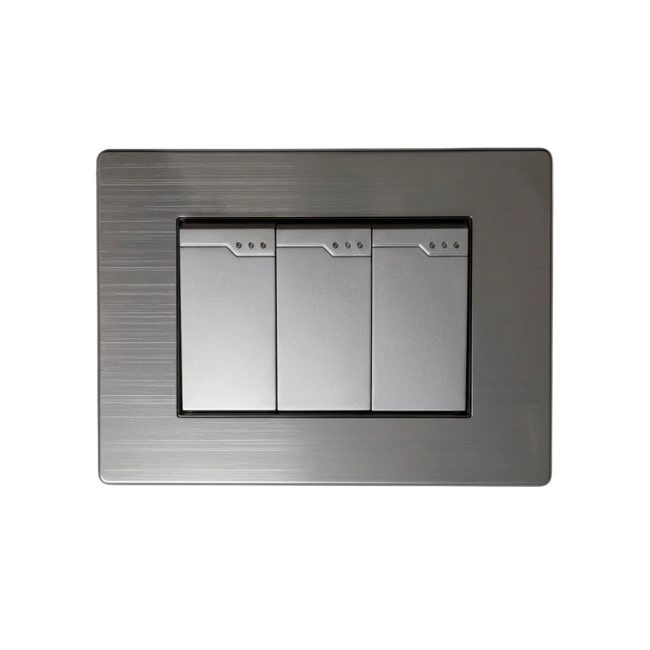 Interruptor triple GD Materiales Argentum
