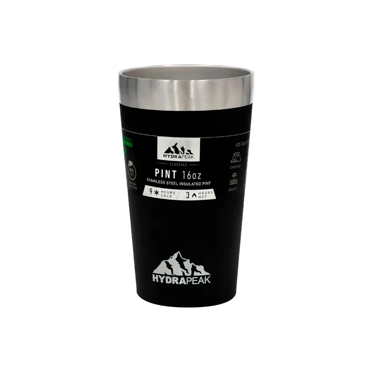 Vaso Térmico 16 Oz Hydrapeak Negro