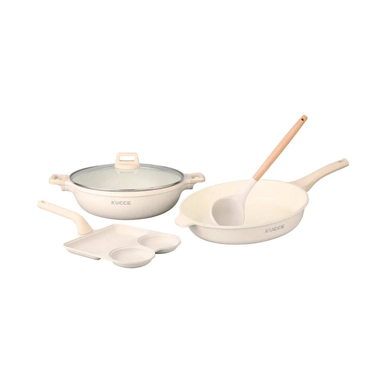 Juego de ollas Cucina Kucce 5 piezas