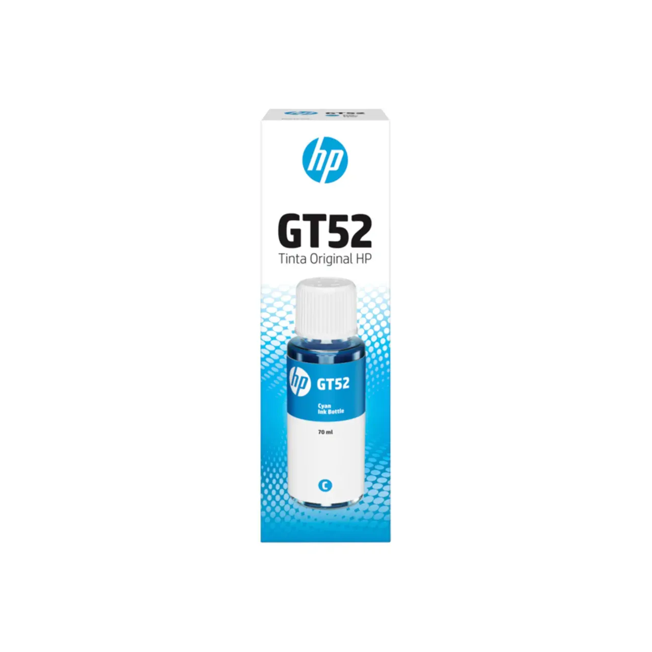 Botella de tinta original Cian HP