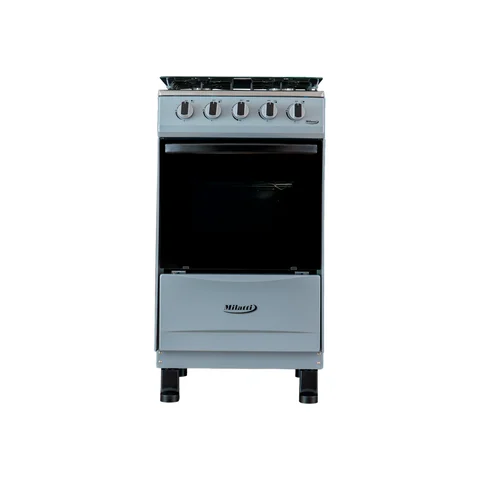 Cocina 4 hornillas Milatti Acero inoxidable