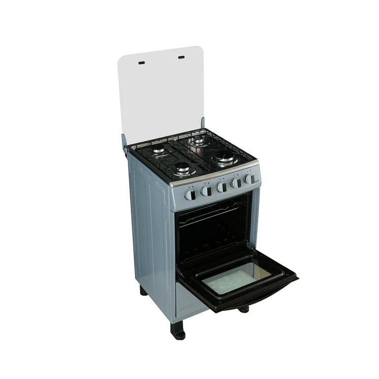 Cocina 4 hornillas Milatti Acero inoxidable