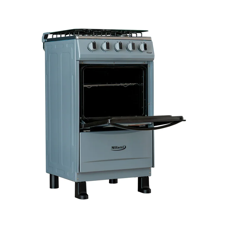 Cocina 4 hornillas Milatti Acero inoxidable