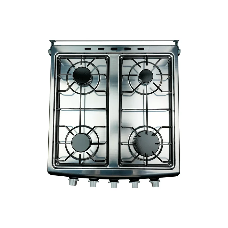 Cocina 4 hornillas Milatti Acero inoxidable
