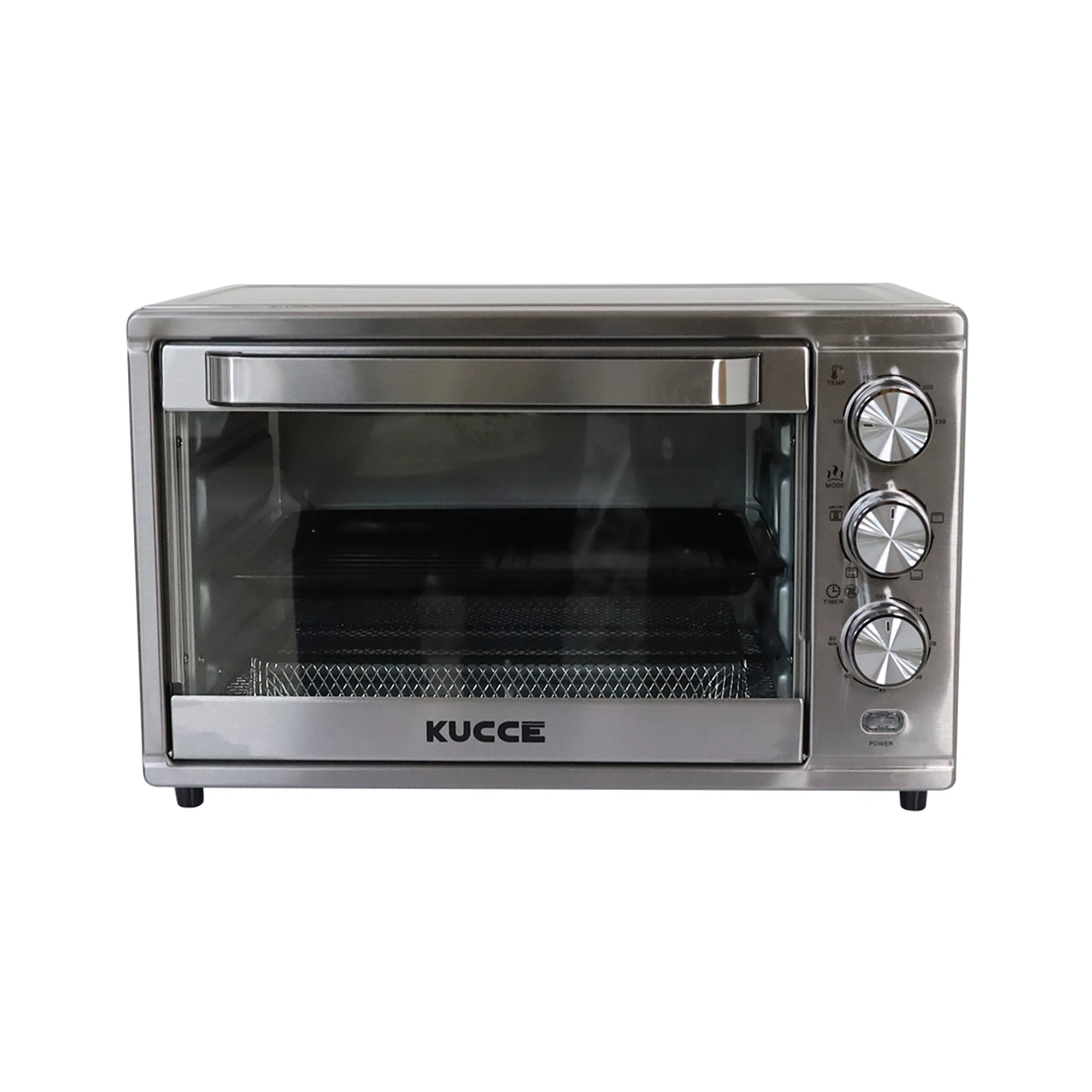 Horno freidora de aire 28 litros Kucce plata