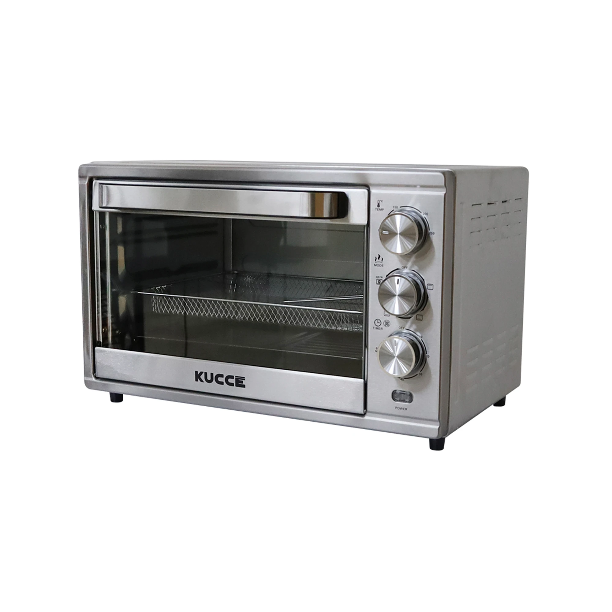 Horno freidora de aire 28 litros Kucce plata