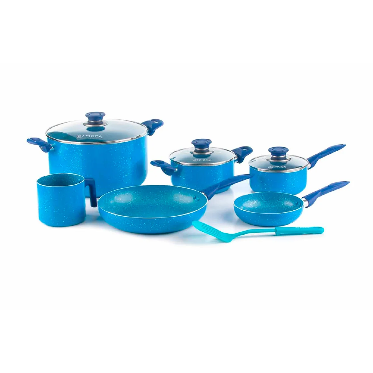 Juego de ollas Picca 10 piezas azul