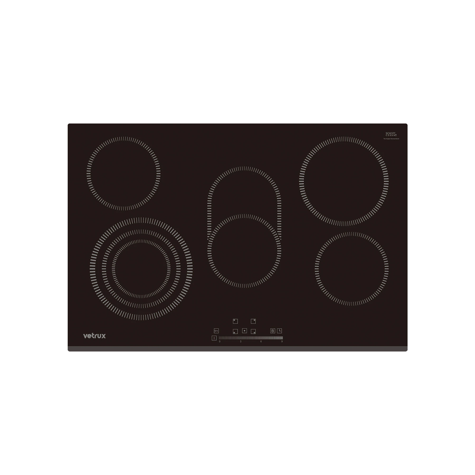 Tope 5 hornillas Prestige PRO 90cm Vetrux