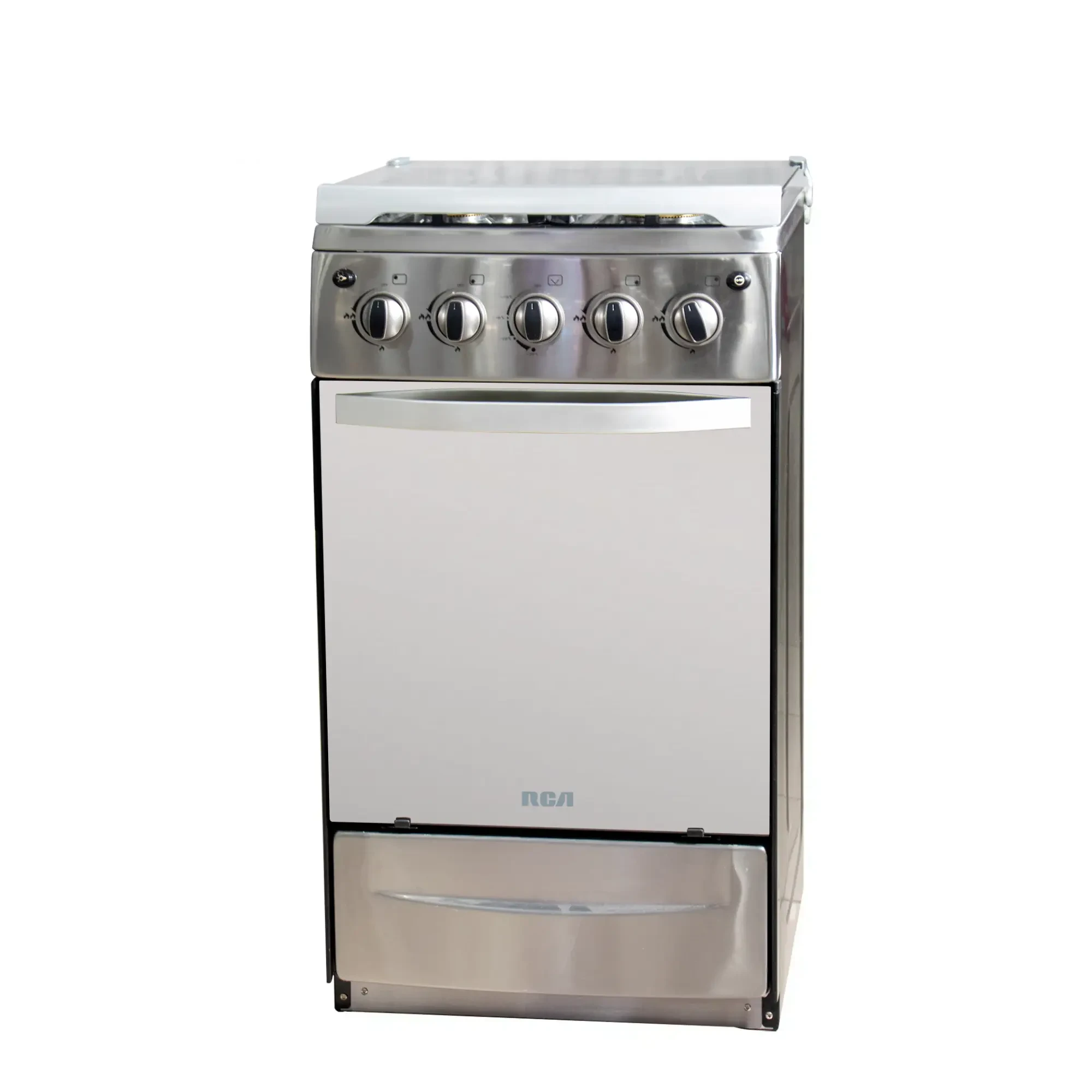 Cocina a gas 4 hornillas RCA Acero Inoxidable