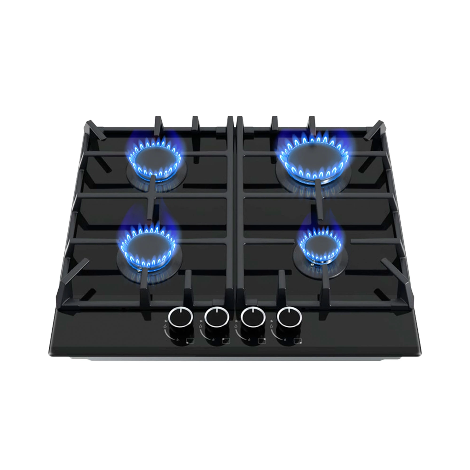 Tope a gas 4 hornillas Reflecta lite 60cm Vetrux