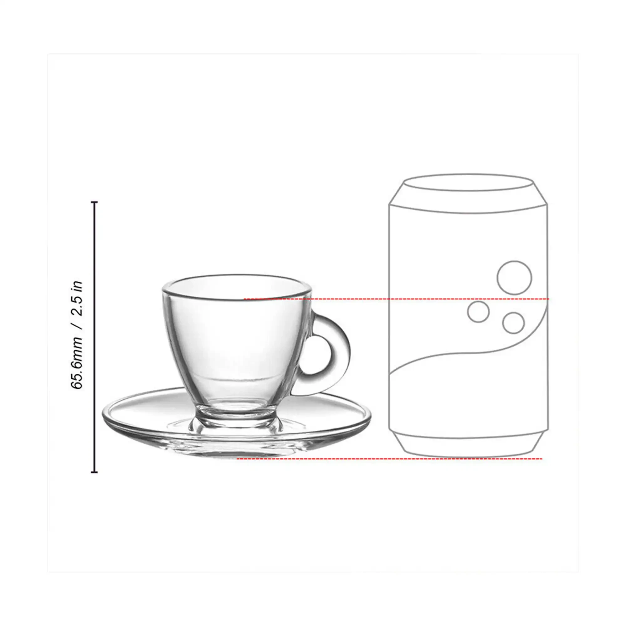 Set taza de café LAV RomaS1 12 Piezas