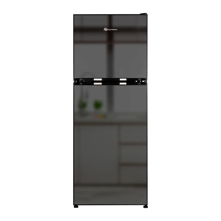 Refrigerador vidrio negro 200 litros