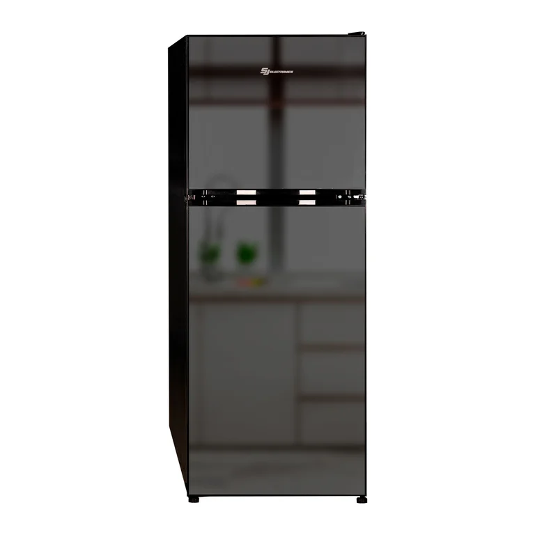Refrigerador vidrio negro 200 litros