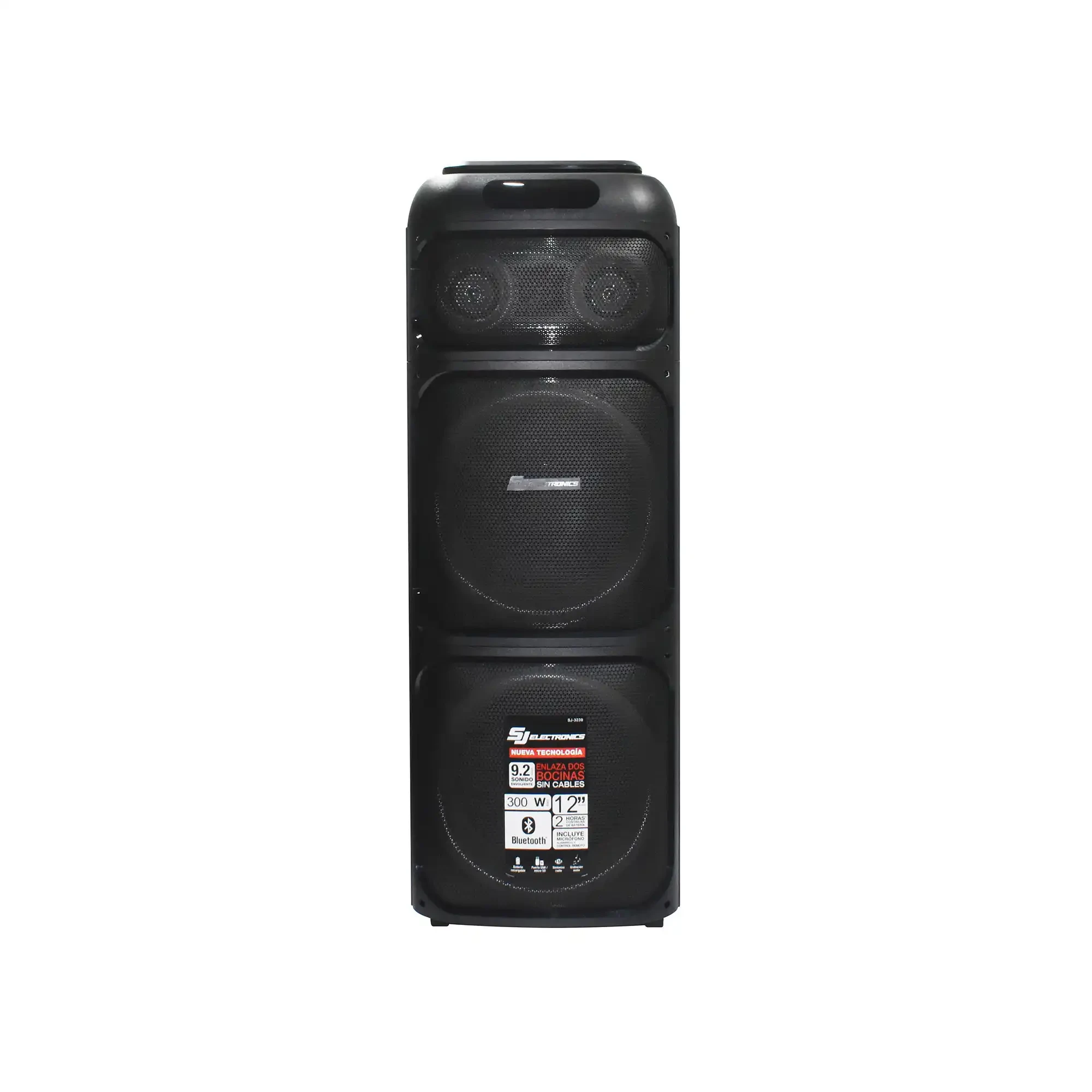 Altavoz recargable 12" de 300 Watts