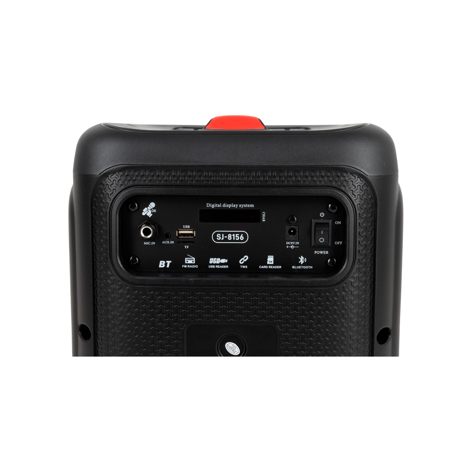 Altavoz portátil bluetooth 8"
