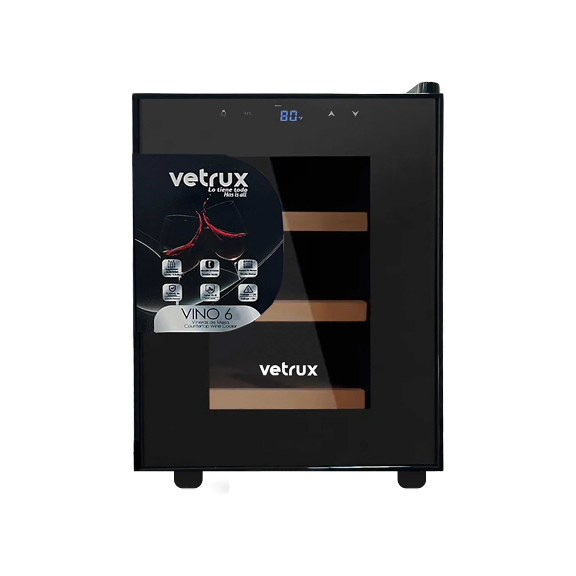Vinera de mesa Vetrux 6 botellas