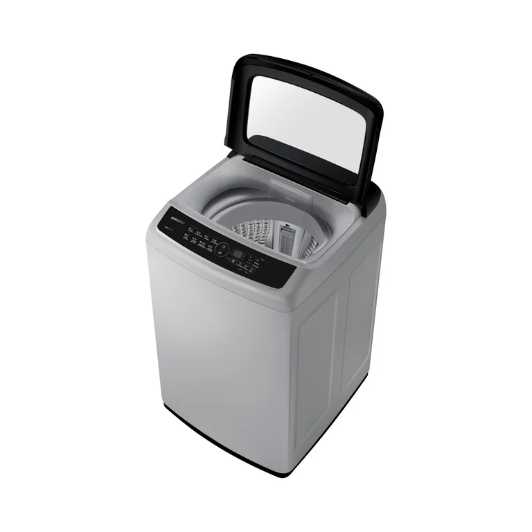 Lavadora carga superior gris Samsung 9Kg