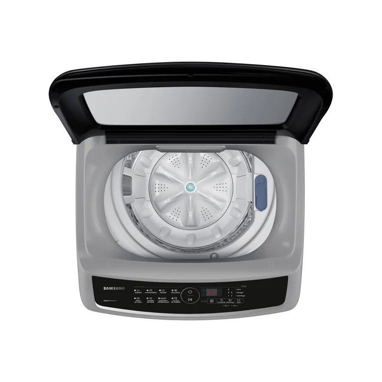 Lavadora carga superior gris Samsung 9Kg