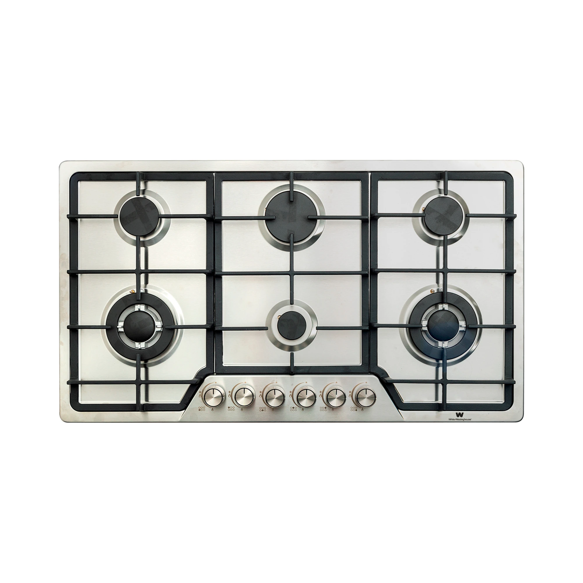 Tope de cocina a gas de 90cm Acero inox
