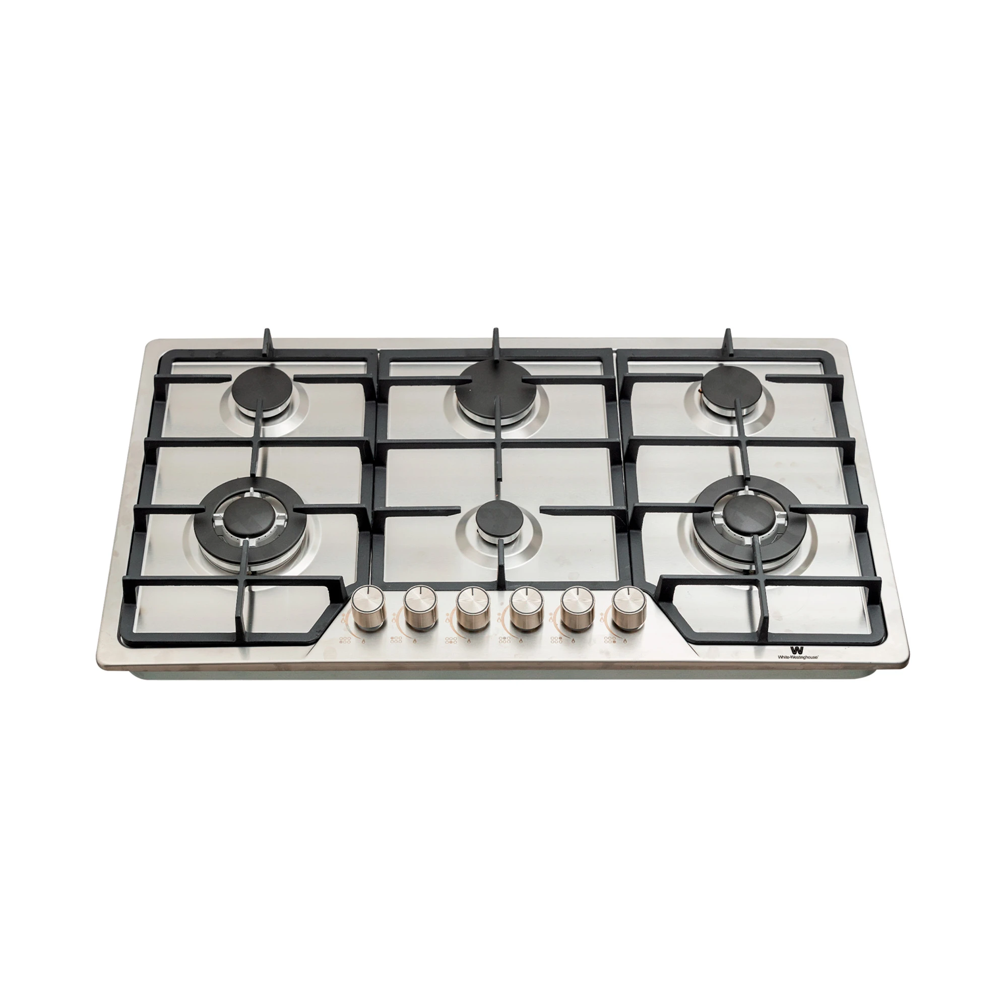 Tope de cocina a gas de 90cm Acero inox