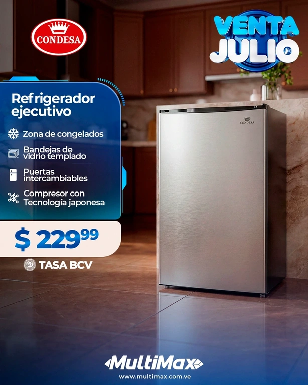 Nevera ejecutiva Condesa Acero Inoxidable