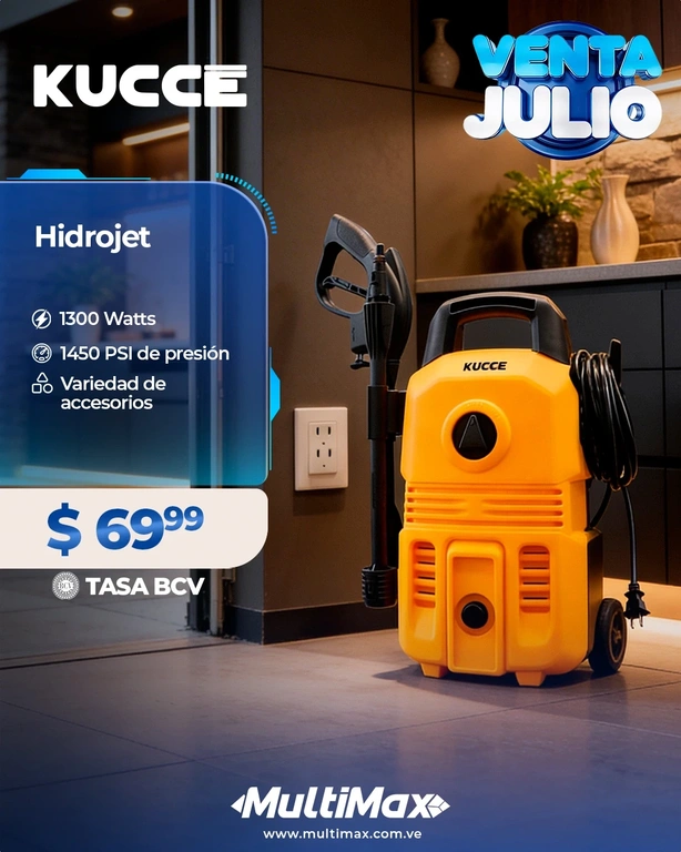 Hidrolavadora eléctrica Kucce