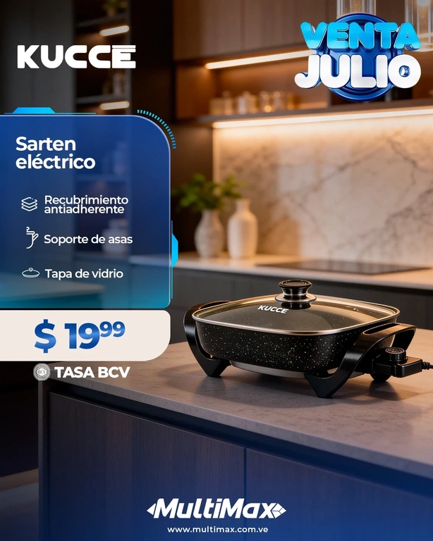 Sartén eléctrico Kucce classico