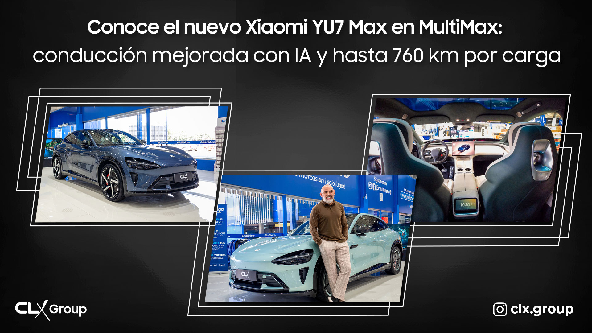 Conoce el nuevo Xiaomi YU7 Max en MultiMax: Conducción mejorada y hasta 760 km por carga