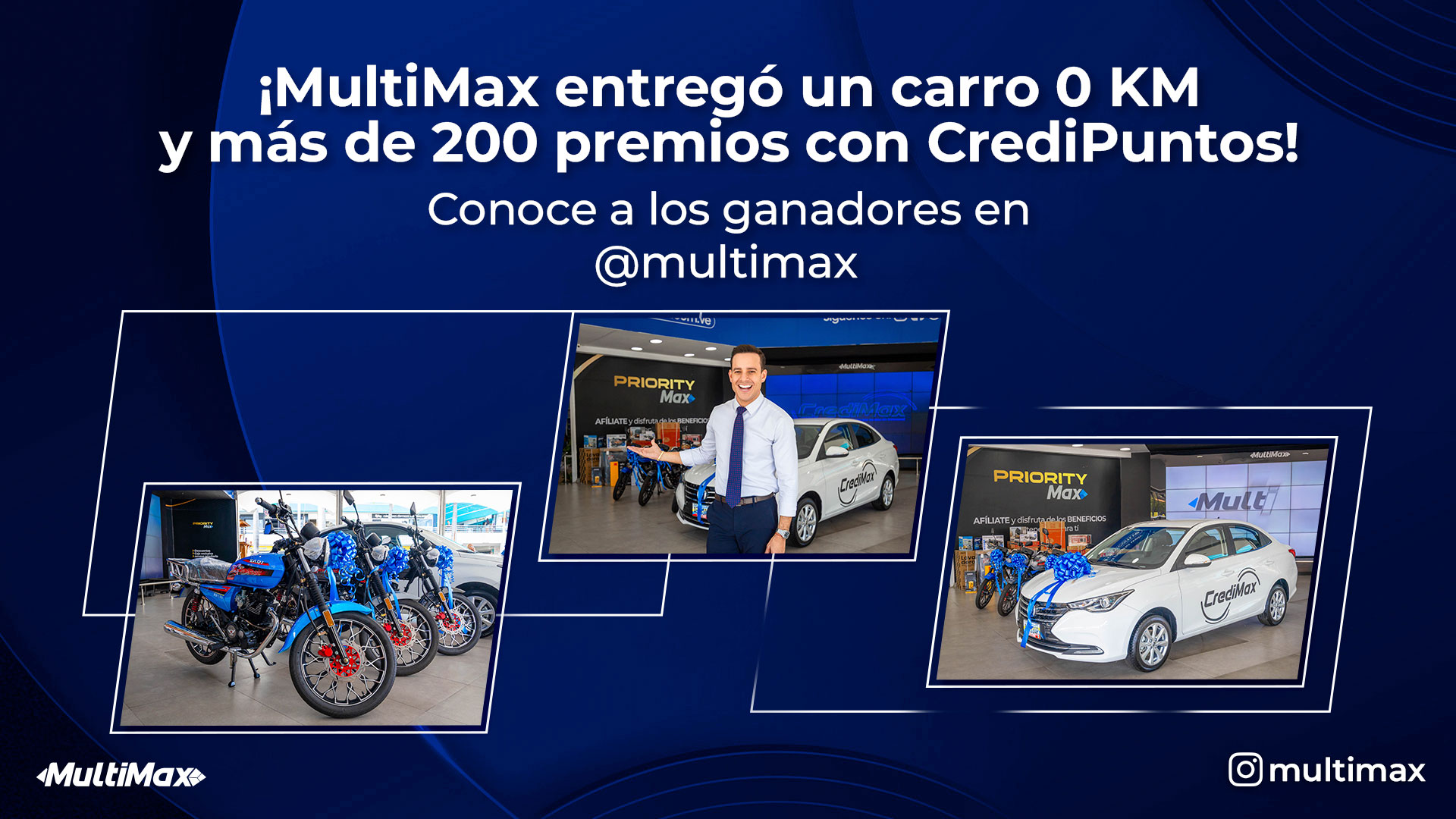 ¡MultiMax entregó un carro 0 KM y más de 200 premios con CrediPuntos! Conoce a los ganadores en @multimax