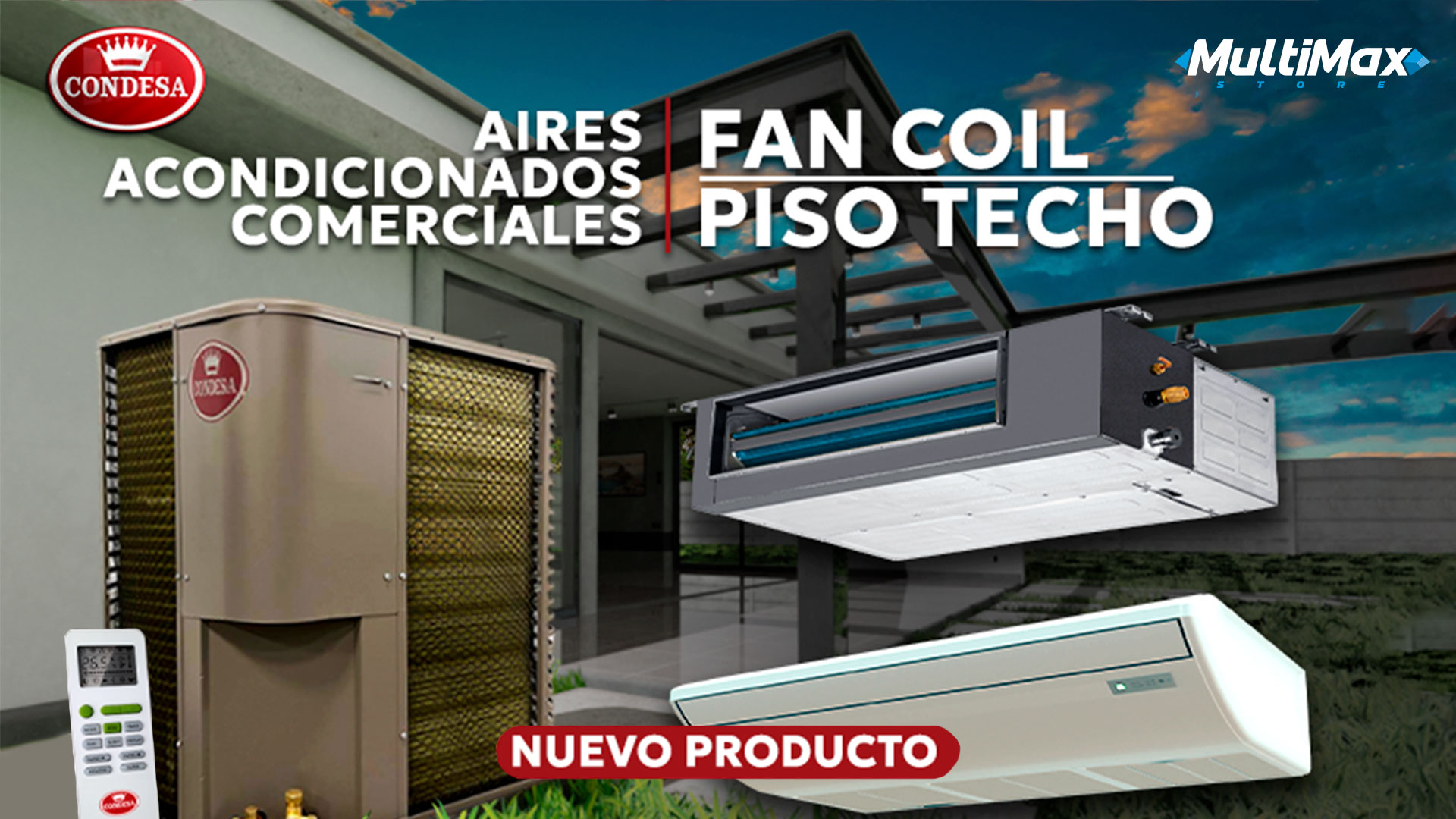 Multimax y Condesa presentan nueva línea de Aires Acondicionados Comerciales
