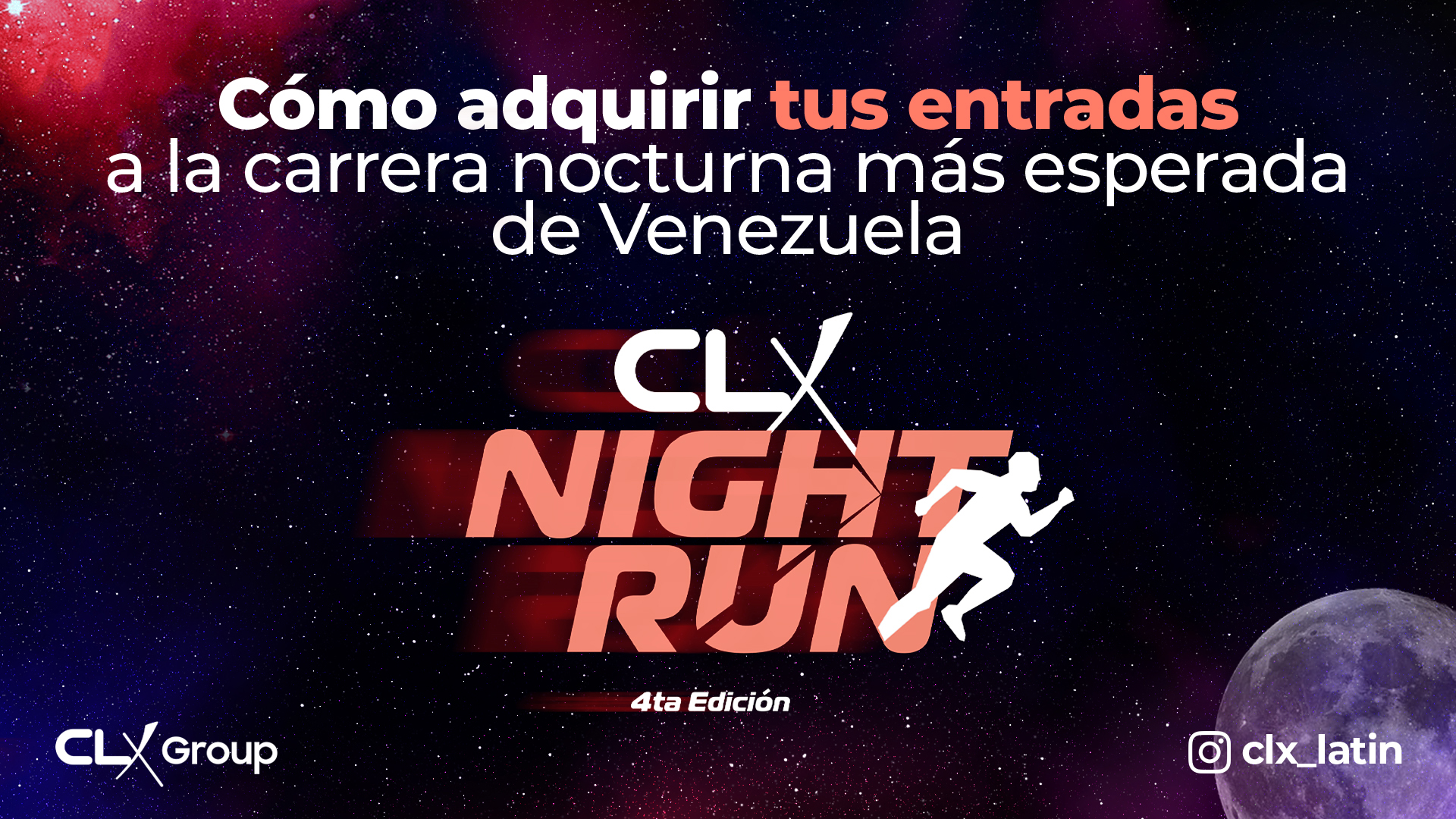 CLX Night Run 4.ª edición: Cómo adquirir tus entradas a la carrera nocturna más esperada de Venezuela