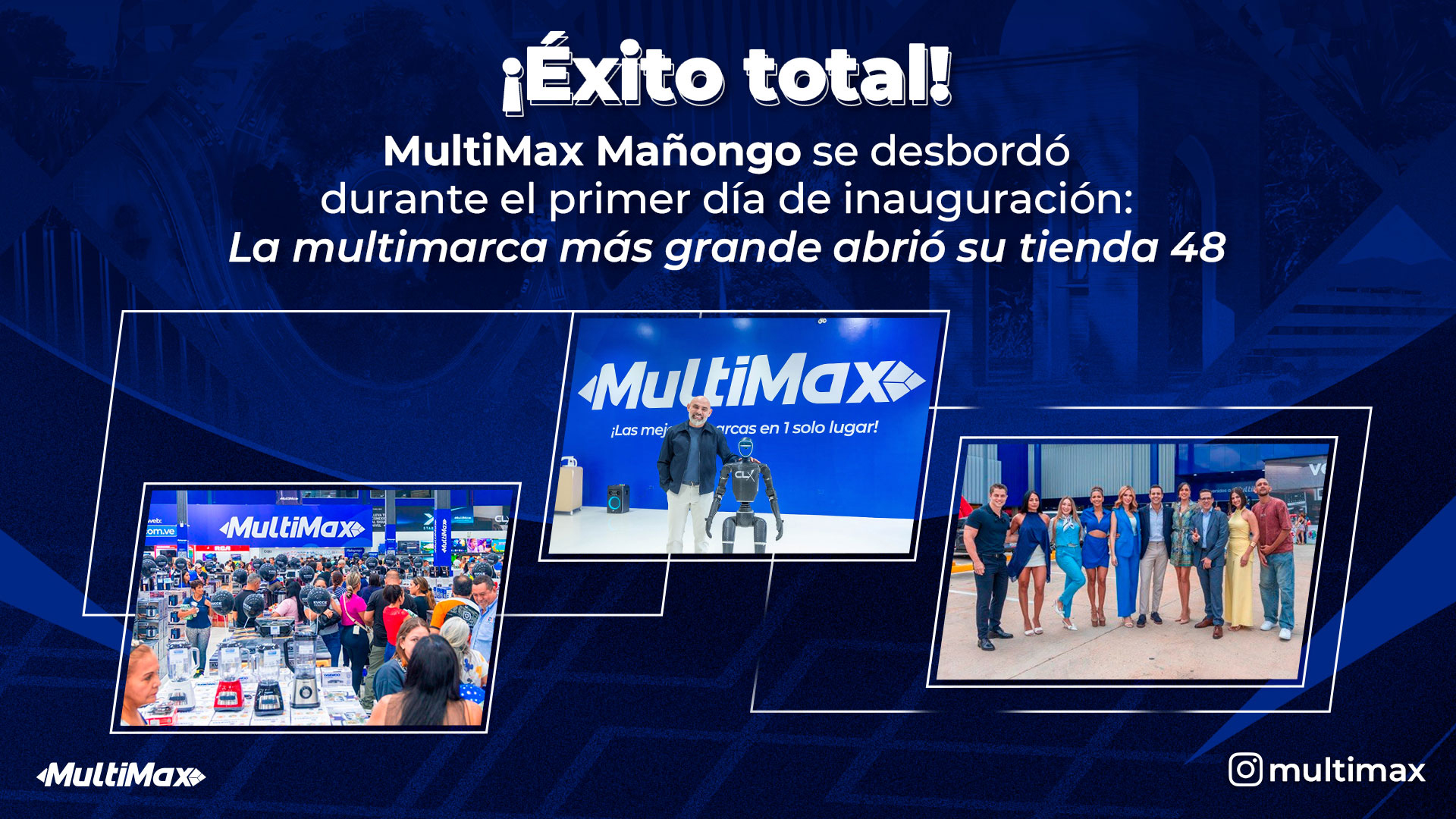 ¡Éxito total! MultiMax Mañongo se desbordó durante su primer día de inauguración: La multimarca más grande abrió su tienda 48